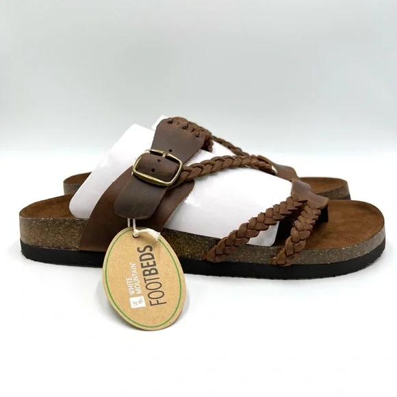 White Mountain Shoes White Mountain Womens Hayleigh Brown